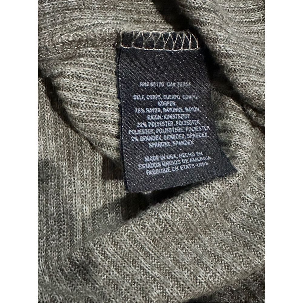 Anthropologie Maeve Maurisa Cowlneck Thermal Sweater XS Olive green‎ - Picture 7 of 7